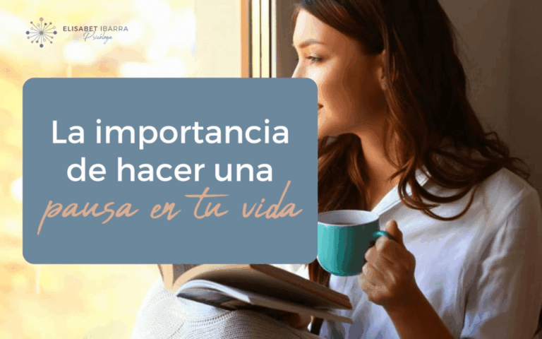 la importancia de hacer una pausa