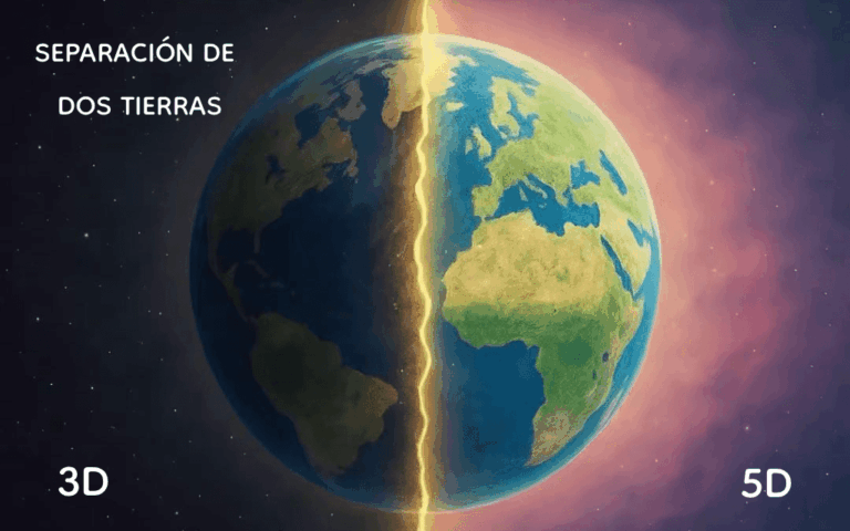separación de dos tierras 3d y 5d